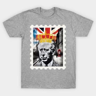 King Charles III - Stamp Design T-Shirt